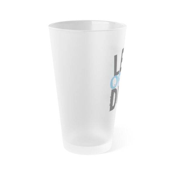 Left Of The Dial Frosted Pint Glass, 16oz - Image 2