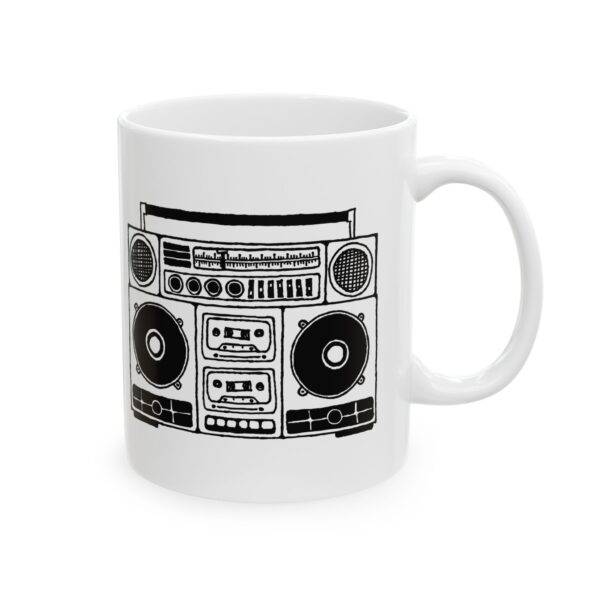 College Radio Rocks Boombox Mug