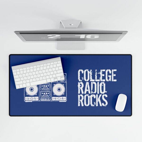 College Radio Rocks Desk Mat